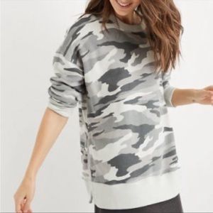 Aerie Grey Camo Sweatshirt